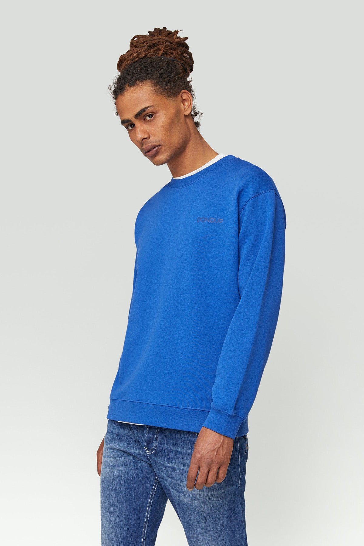 Dondup Yuvarlak Yaka Logolu Sweatshirt-Libas Trendy Fashion Store