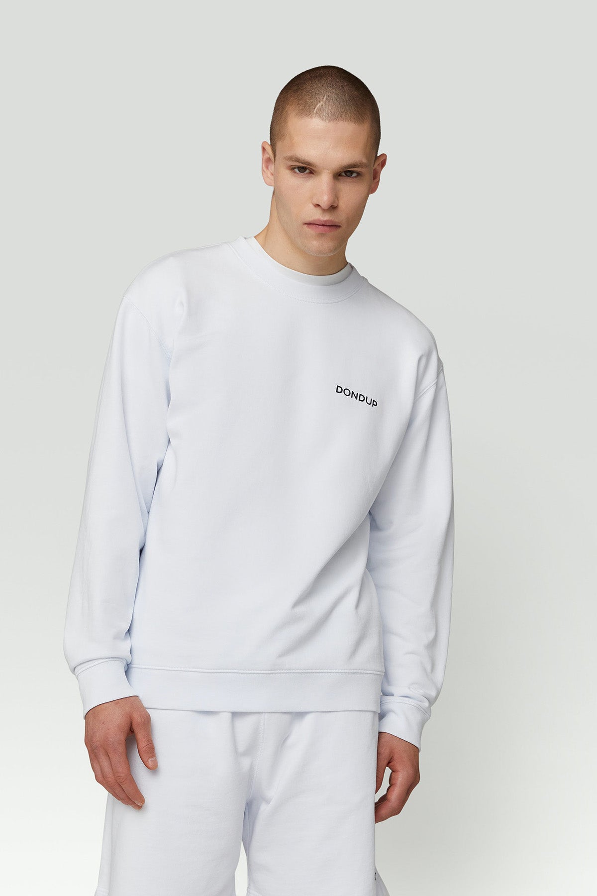 Dondup Yuvarlak Yaka Logolu Sweatshirt-Libas Trendy Fashion Store