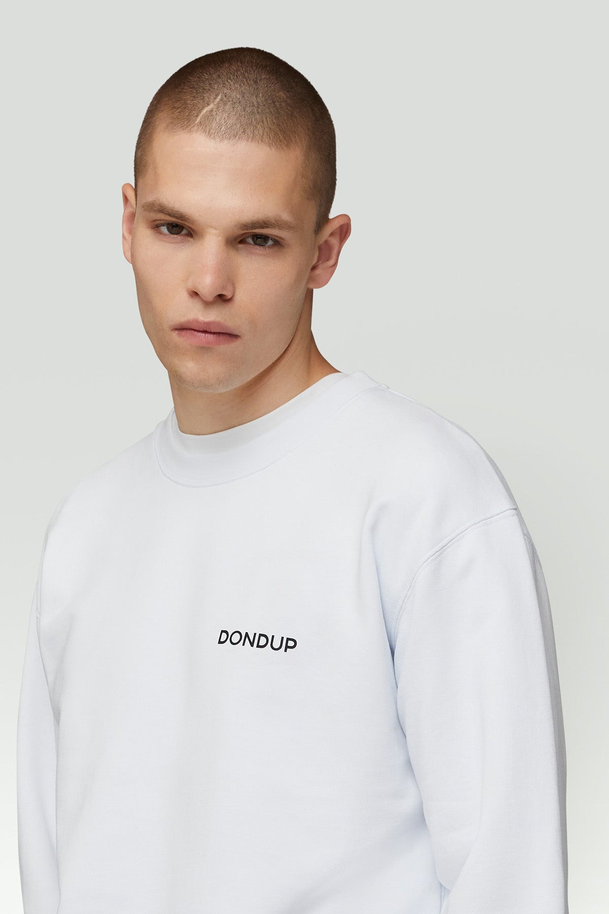 Dondup Yuvarlak Yaka Logolu Sweatshirt-Libas Trendy Fashion Store