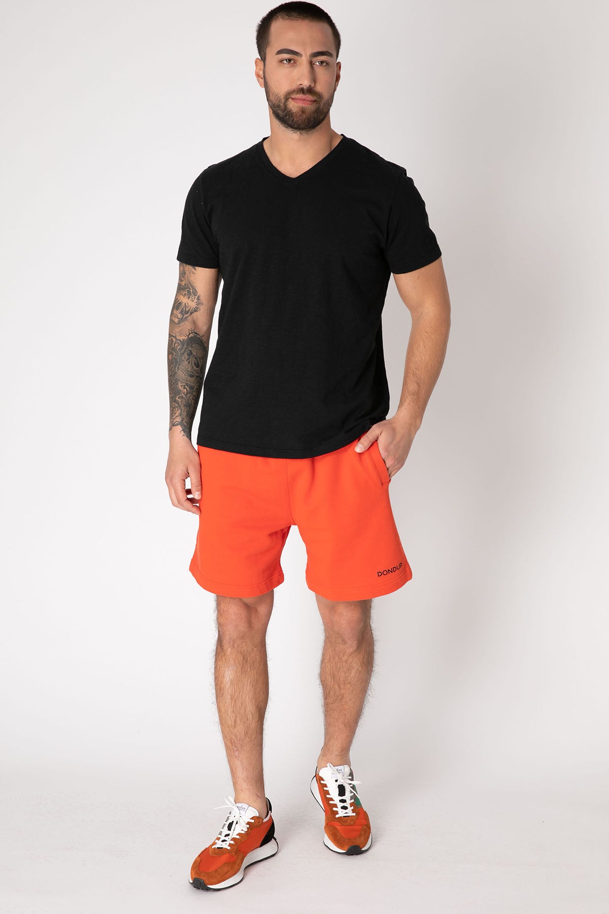 Dondup Beli Lastikli Penye Şort-Libas Trendy Fashion Store