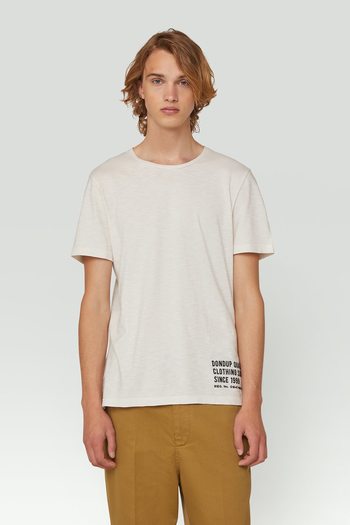 Dondup Logolu Yuvarlak Yaka T-shirt-Libas Trendy Fashion Store