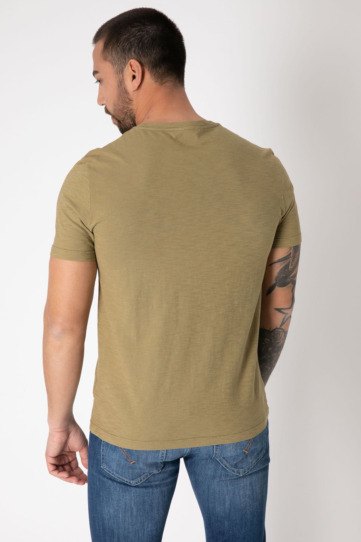 Dondup Yazı Detaylı Yuvarlak Yaka T-shirt-Libas Trendy Fashion Store