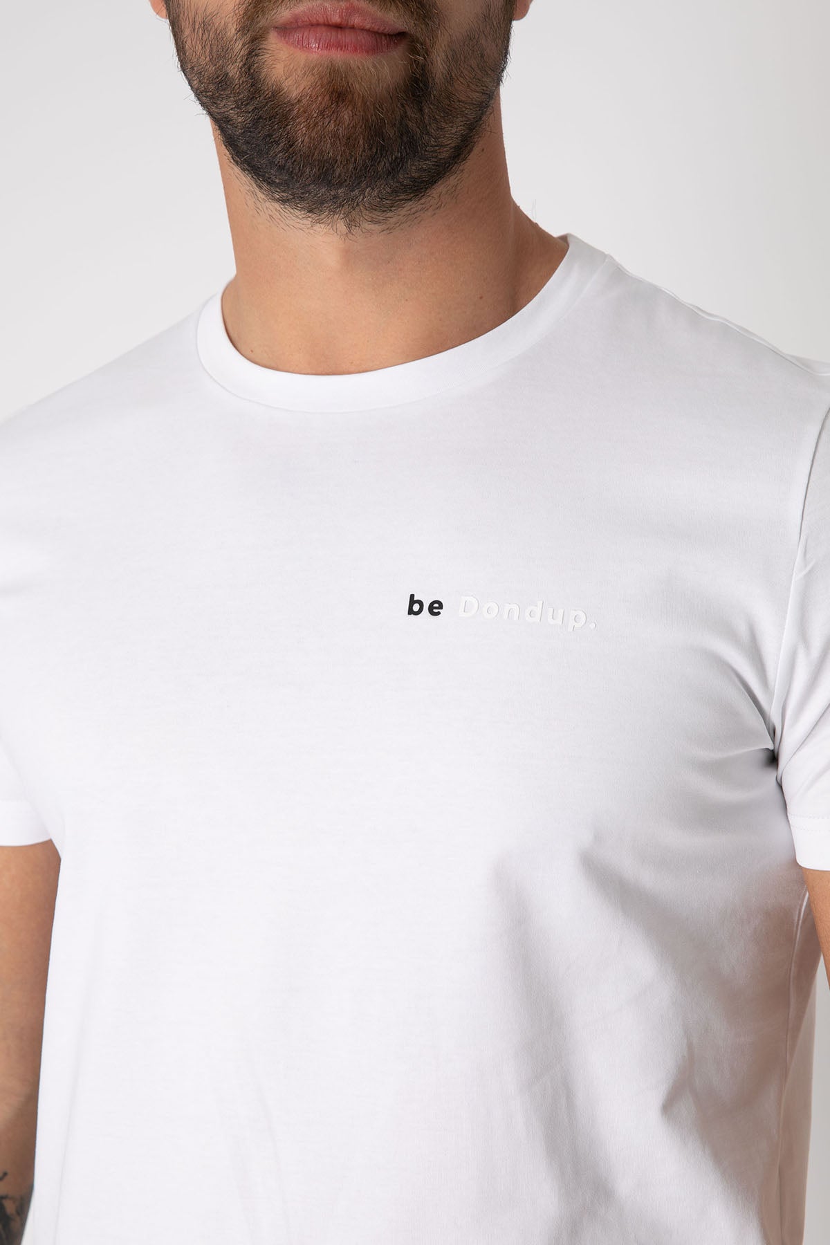 Dondup Logolu Yuvarlak Yaka T-shirt-Libas Trendy Fashion Store