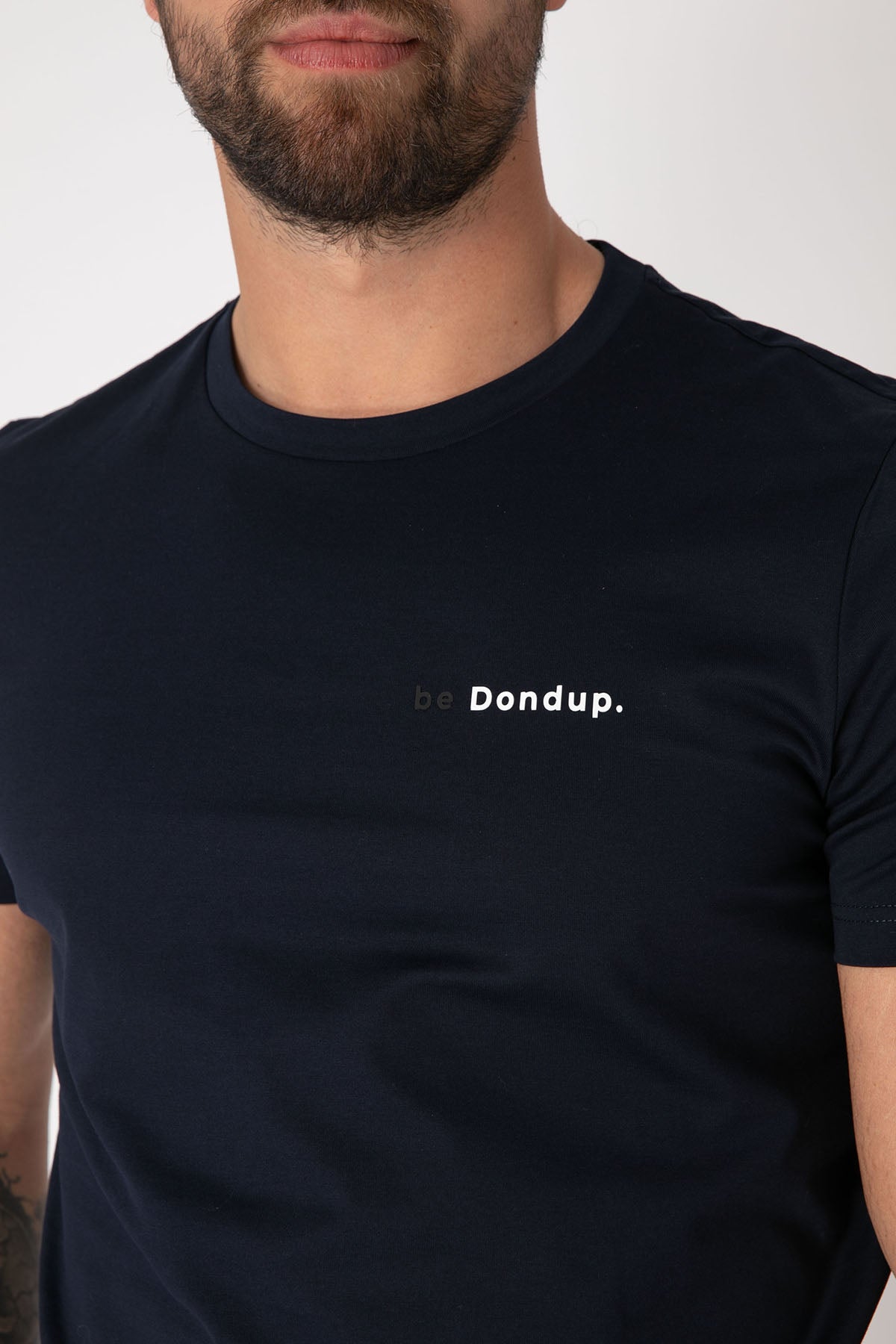 Dondup Logolu Yuvarlak Yaka T-shirt-Libas Trendy Fashion Store