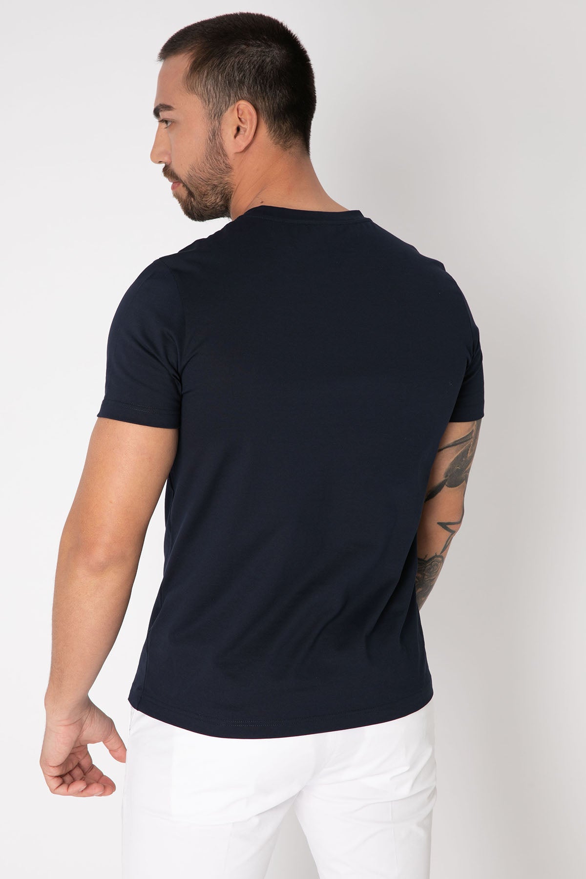 Dondup Logolu Yuvarlak Yaka T-shirt-Libas Trendy Fashion Store