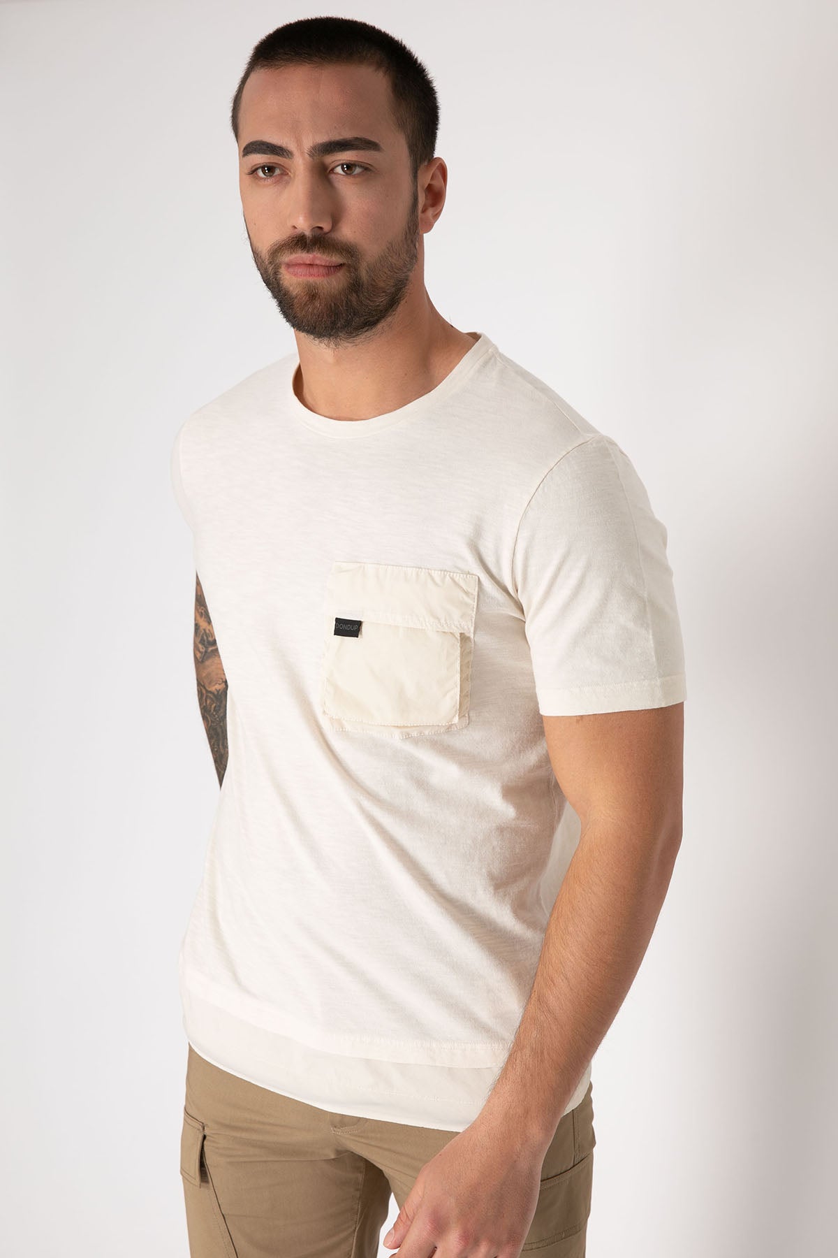 Dondup Cep Detaylı Etek Ucu Büzgülü T-shirt-Libas Trendy Fashion Store