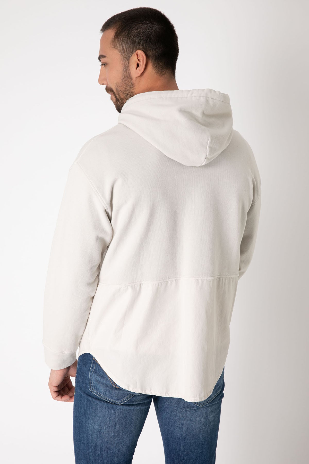Dondup Fermuar Detaylı Geniş Kesim Kapüşonlu Sweatshirt-Libas Trendy Fashion Store