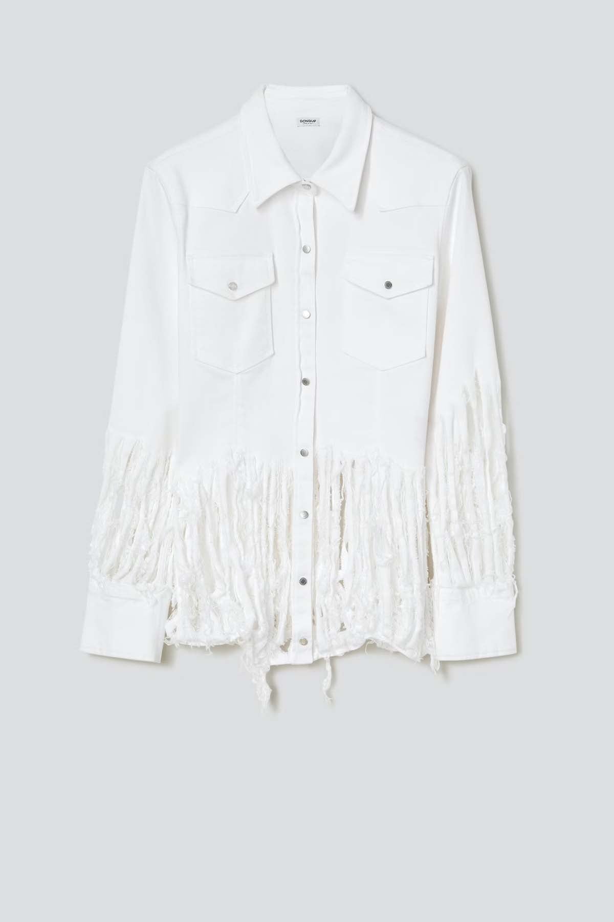 Dondup Yırtık Detaylı Gömlek Ceket-Libas Trendy Fashion Store