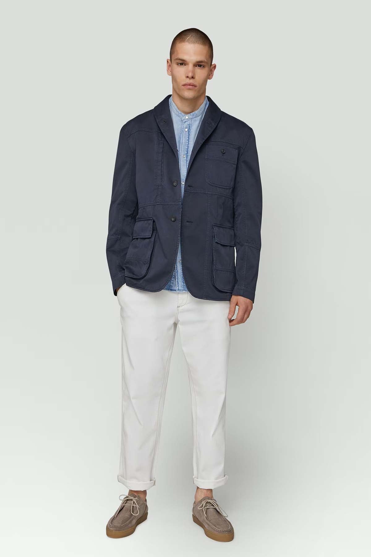 Dondup Regular Fit Hakim Yaka Streç Denim Gömlek-Libas Trendy Fashion Store