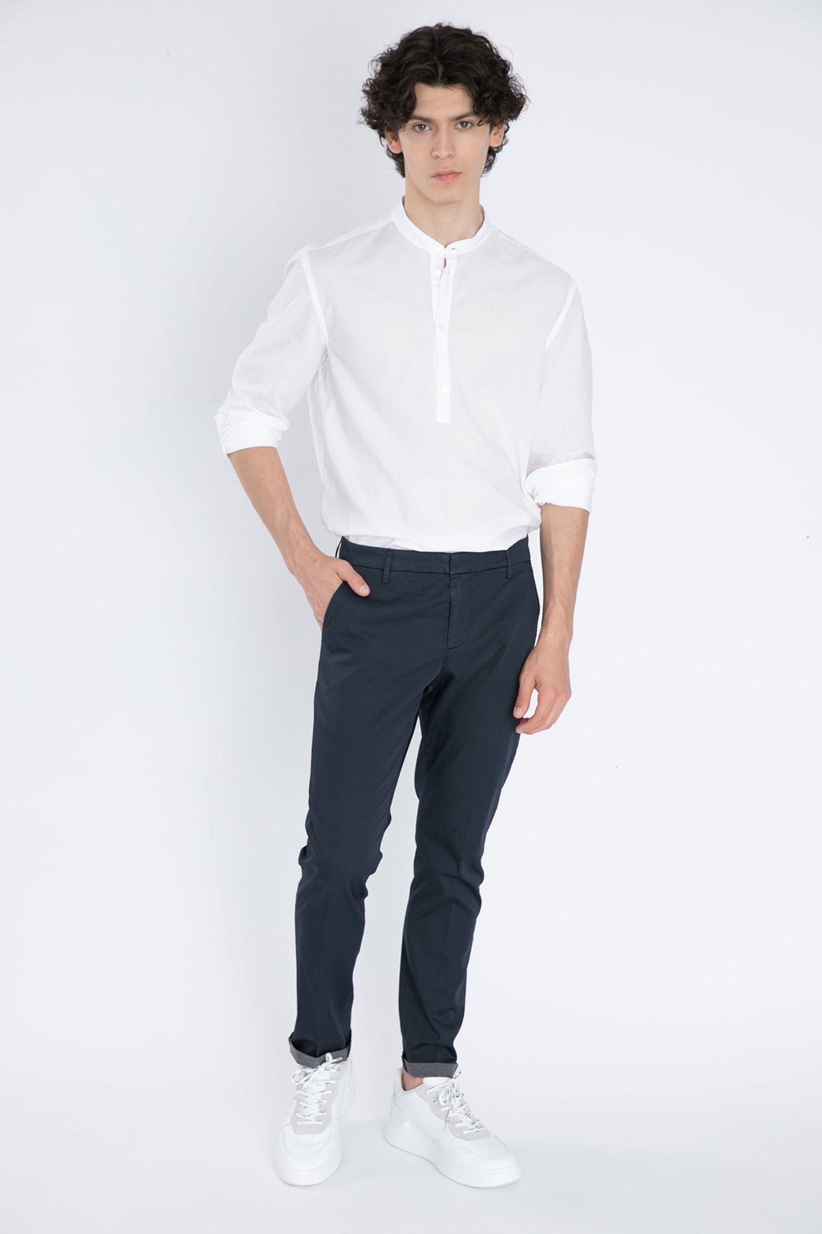 Dondup Yandan Cepli Slim Fit Streç Pantolon-Libas Trendy Fashion Store