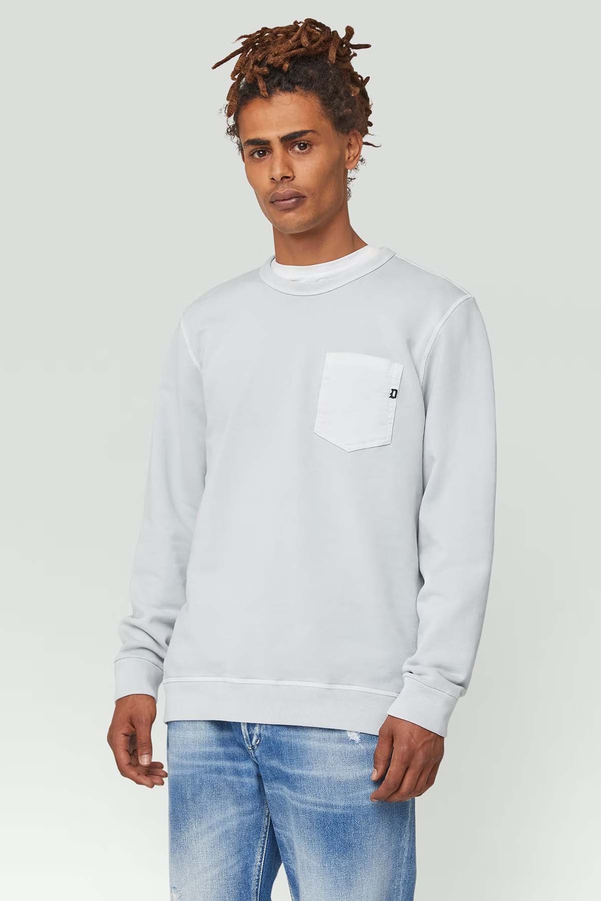 Dondup Yuvarlak Yaka Cep Detaylı Sweatshirt-Libas Trendy Fashion Store