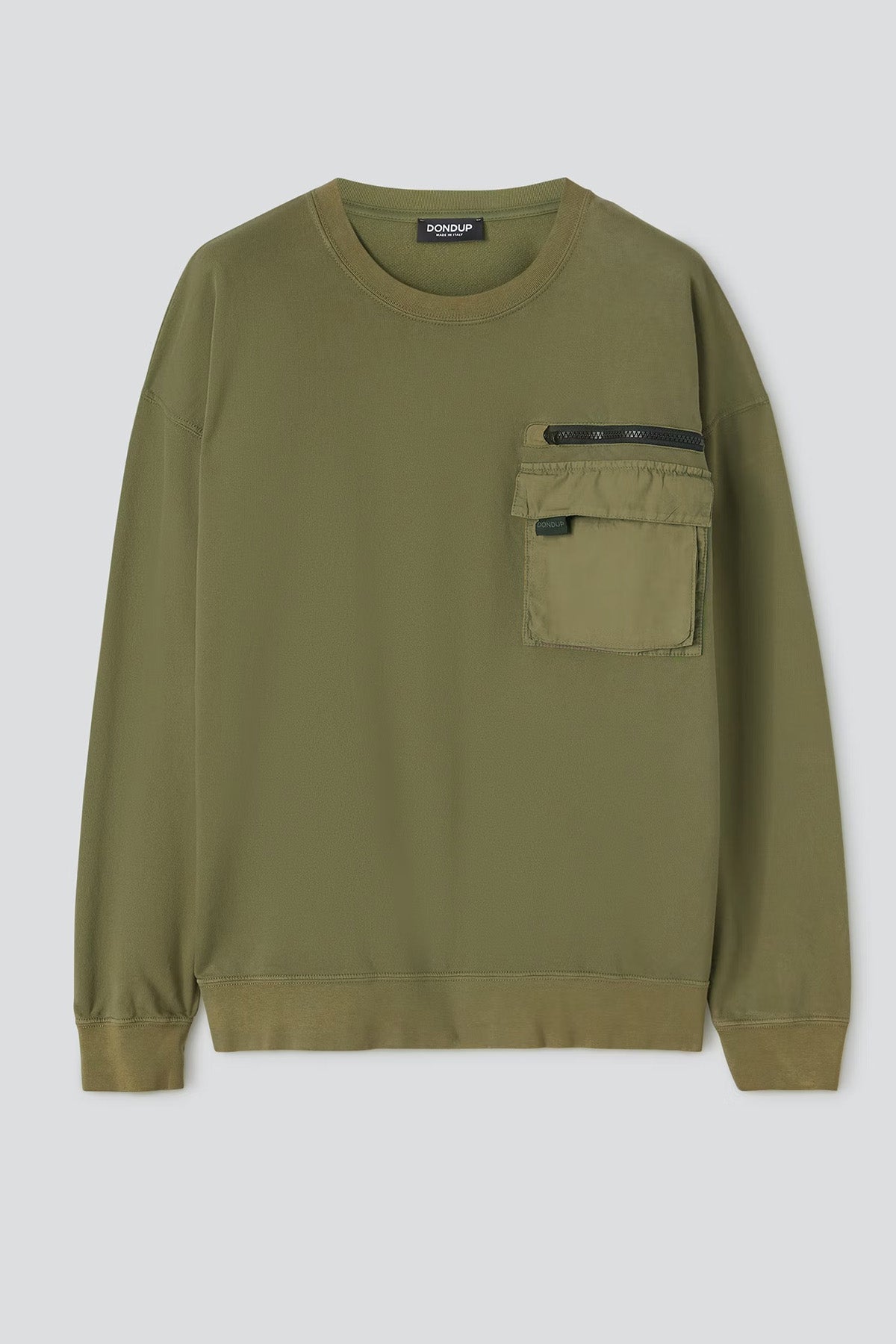 Dondup Yuvarlak Yaka Cep Detaylı Sweatshirt-Libas Trendy Fashion Store