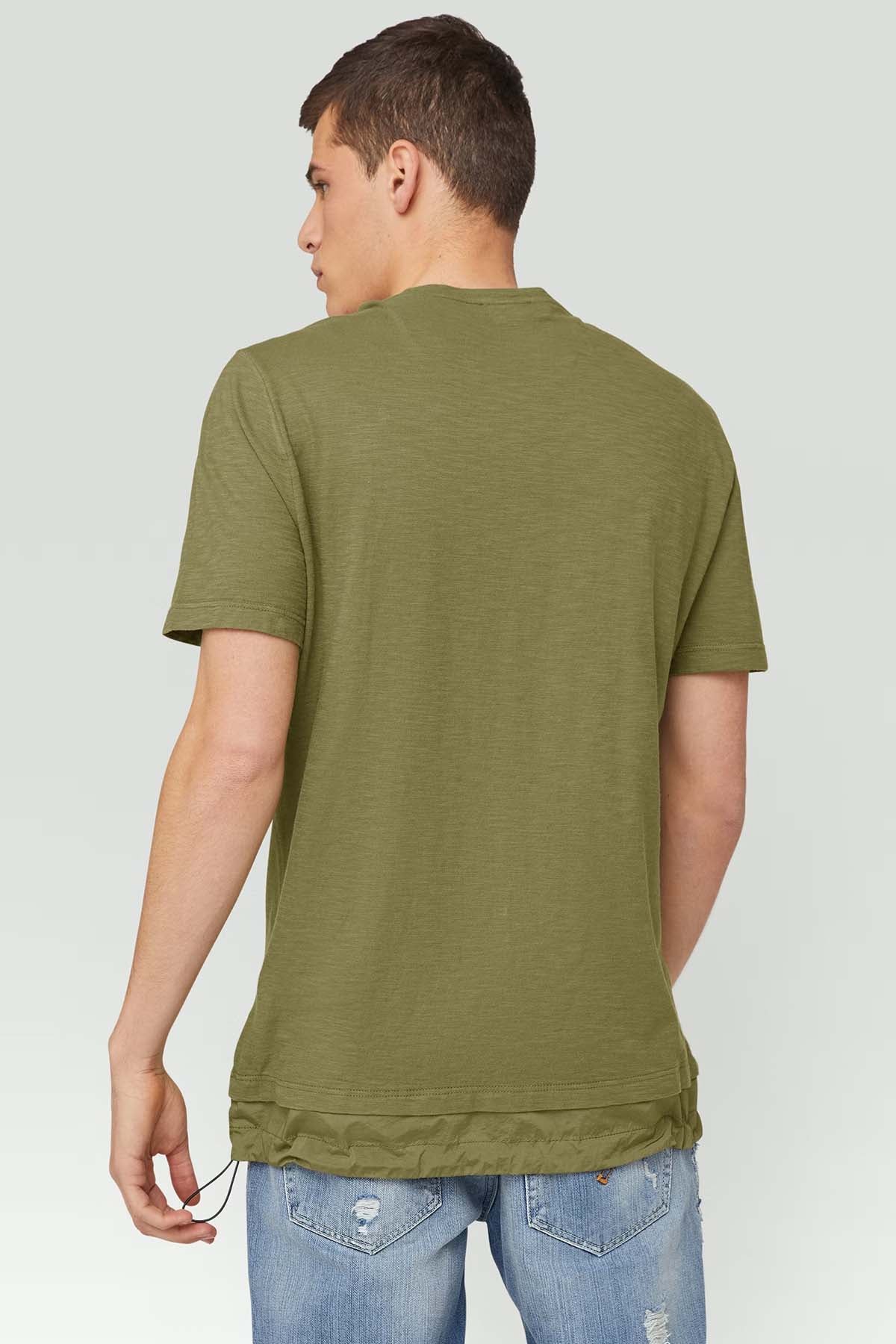 Dondup Cep Detaylı Etek Ucu Büzgülü T-shirt-Libas Trendy Fashion Store