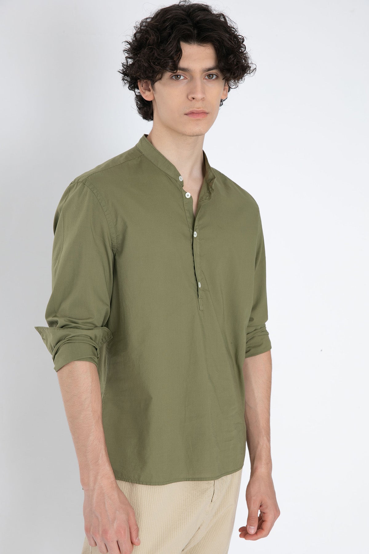 Dondup Hakim Yaka Yarım Patlı Gömlek-Libas Trendy Fashion Store