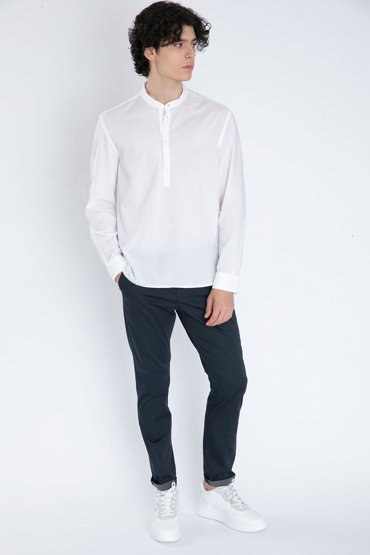 Dondup Hakim Yaka Yarım Patlı Gömlek-Libas Trendy Fashion Store