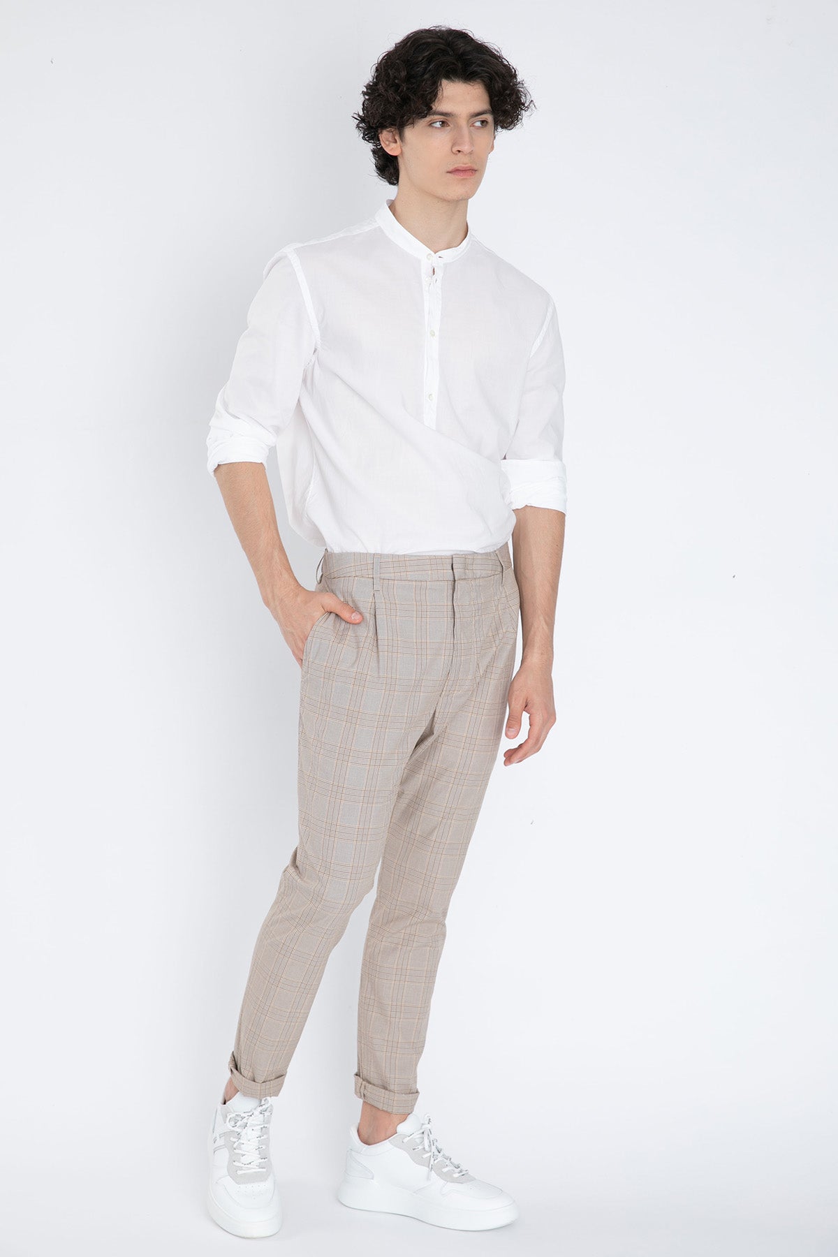 Dondup Hakim Yaka Yarım Patlı Gömlek-Libas Trendy Fashion Store