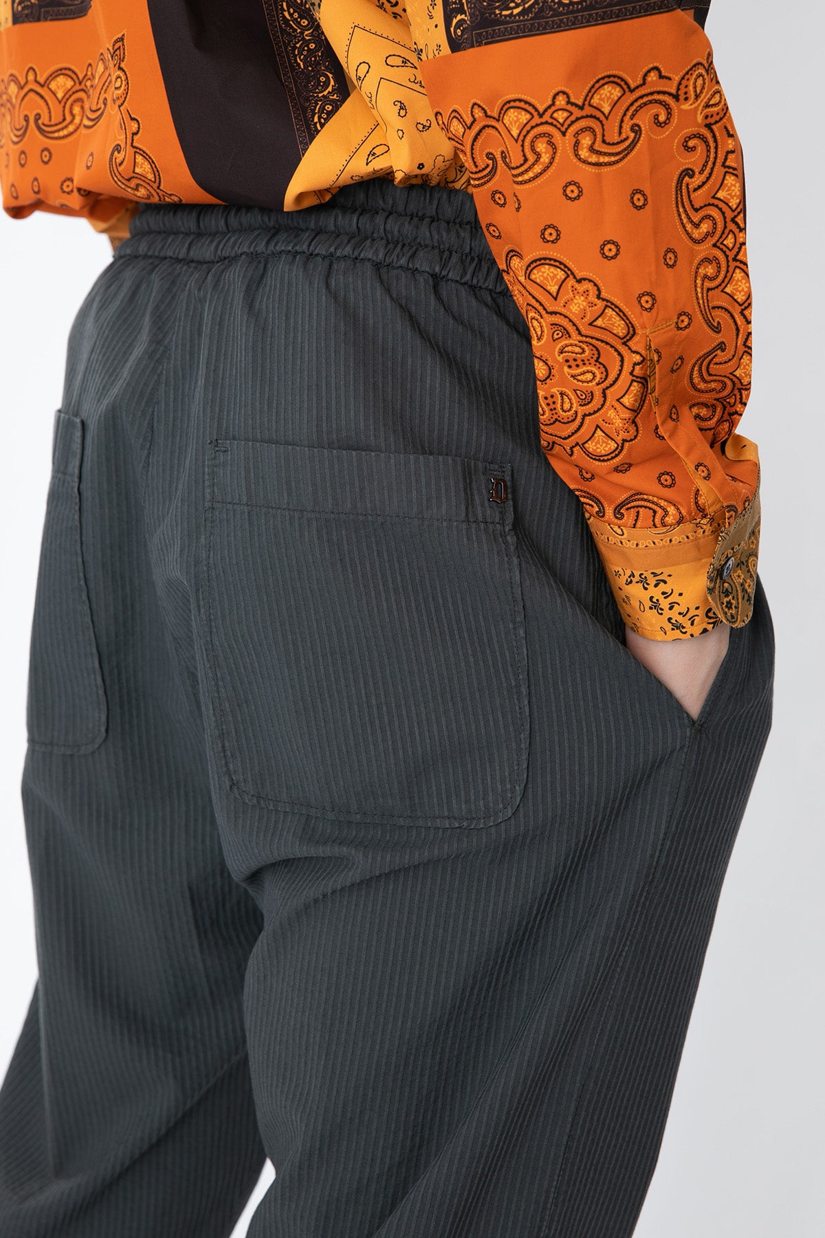 Dondup Beli Lastikli Çizgili Pantolon-Libas Trendy Fashion Store