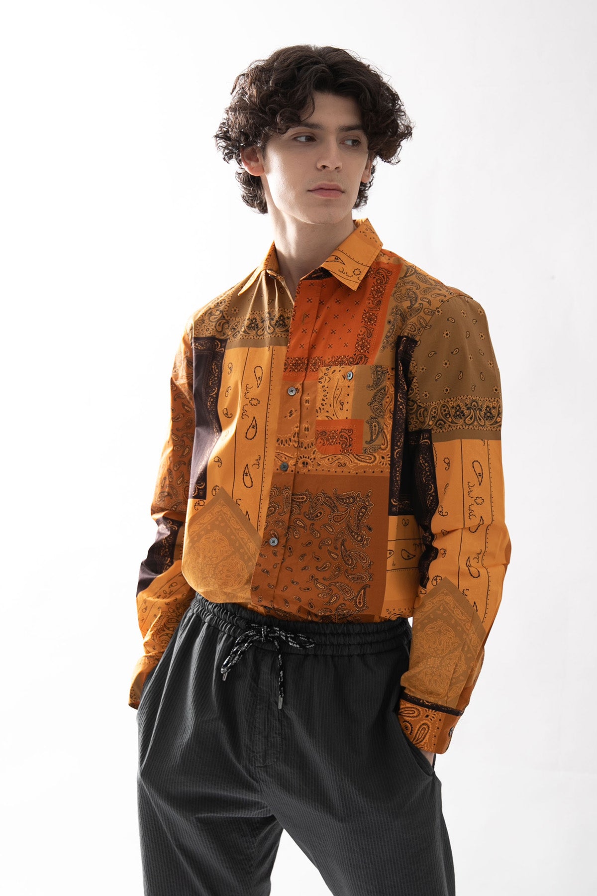 Dondup Beli Lastikli Çizgili Pantolon-Libas Trendy Fashion Store