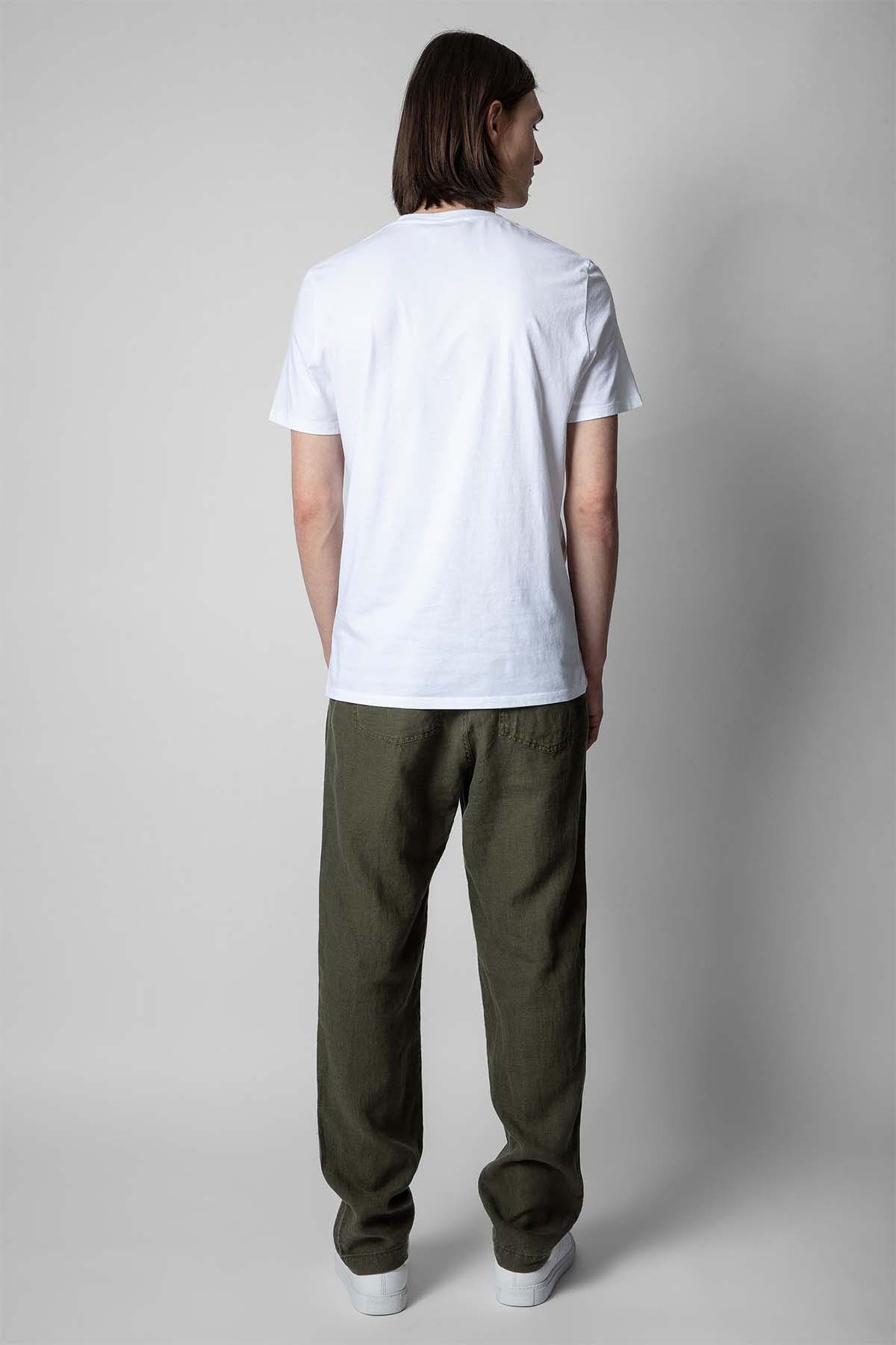 Zadig & Voltaire Yuvarlak Yaka Baskılı T-shirt-Libas Trendy Fashion Store