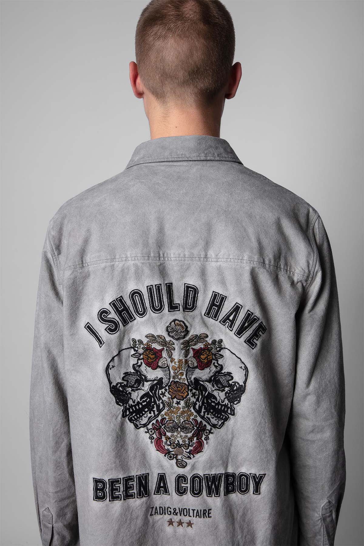 Zadig & Voltaire Geniş Kesim Sırtta Nakış Logolu Gömlek-Libas Trendy Fashion Store