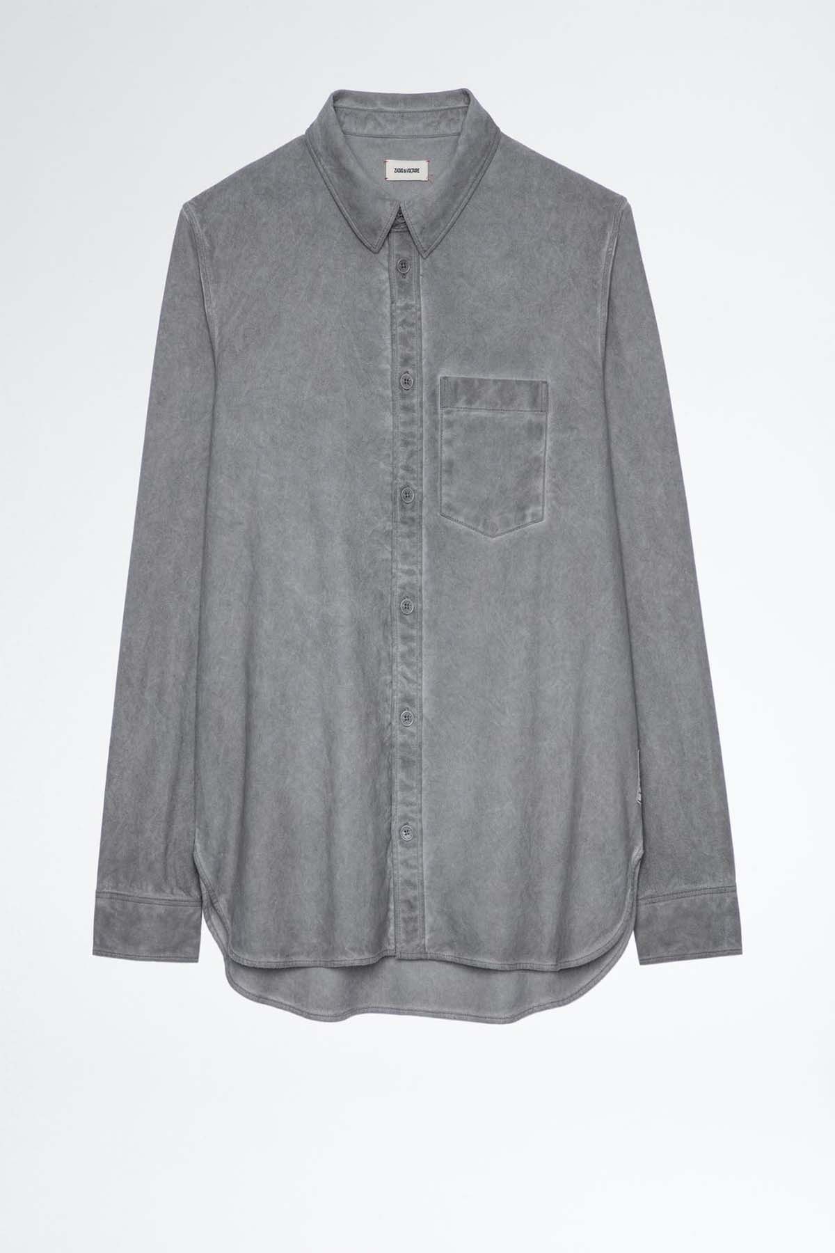 Zadig & Voltaire Geniş Kesim Sırtta Nakış Logolu Gömlek-Libas Trendy Fashion Store