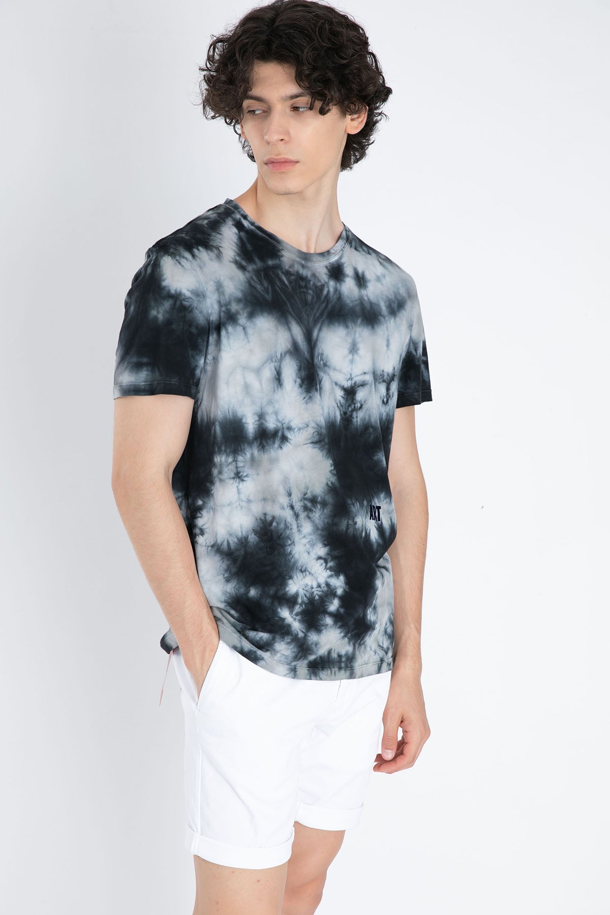 Zadig & Voltaire Yuvarlak Yaka Batik T-shirt-Libas Trendy Fashion Store