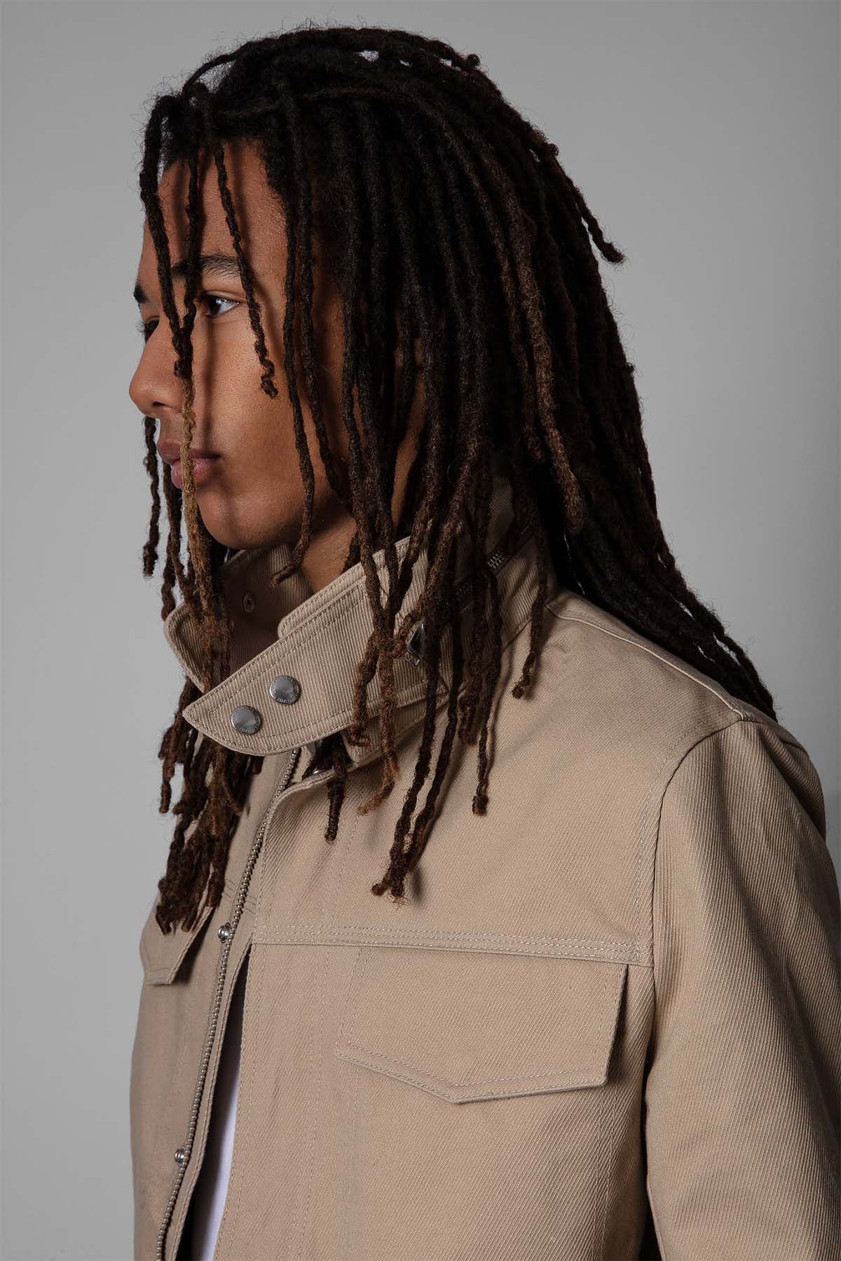 Zadig & Voltaire Dik Yaka Cep Detaylı İnce Ceket Mont-Libas Trendy Fashion Store