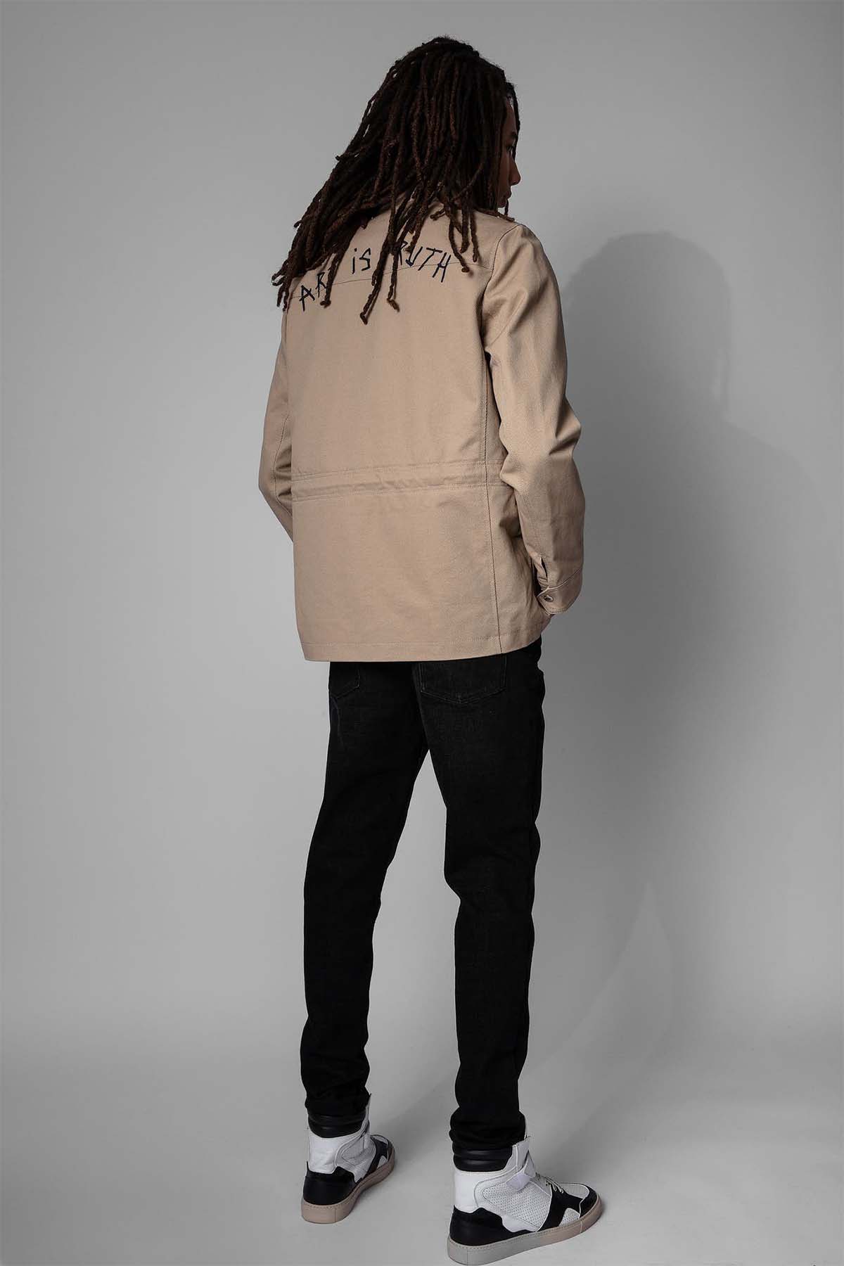 Zadig & Voltaire Dik Yaka Cep Detaylı İnce Ceket Mont-Libas Trendy Fashion Store