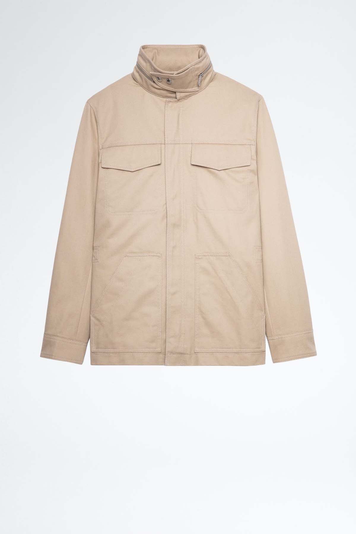 Zadig & Voltaire Dik Yaka Cep Detaylı İnce Ceket Mont-Libas Trendy Fashion Store