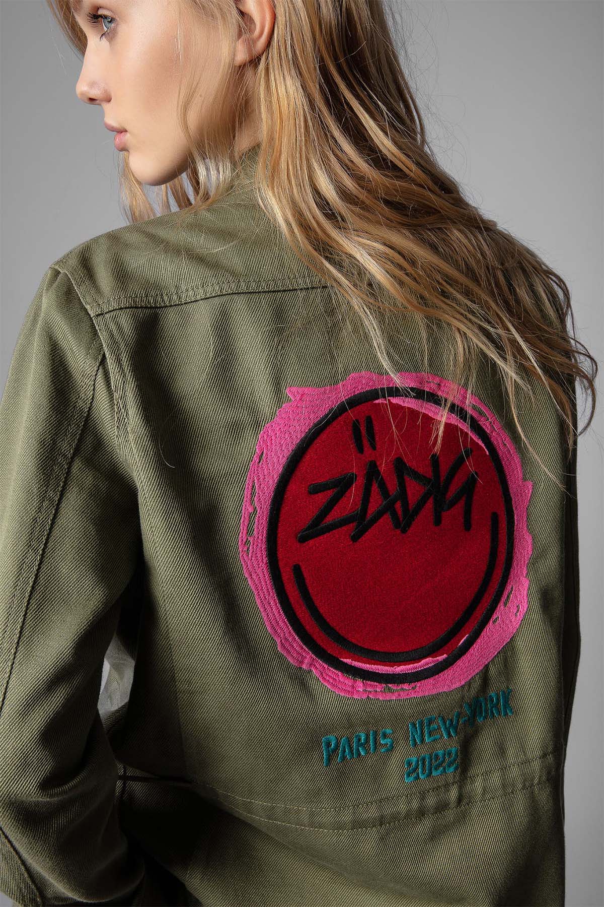 Zadig & Voltaire Sırtta Nakış Logolu İnce Ceket-Libas Trendy Fashion Store