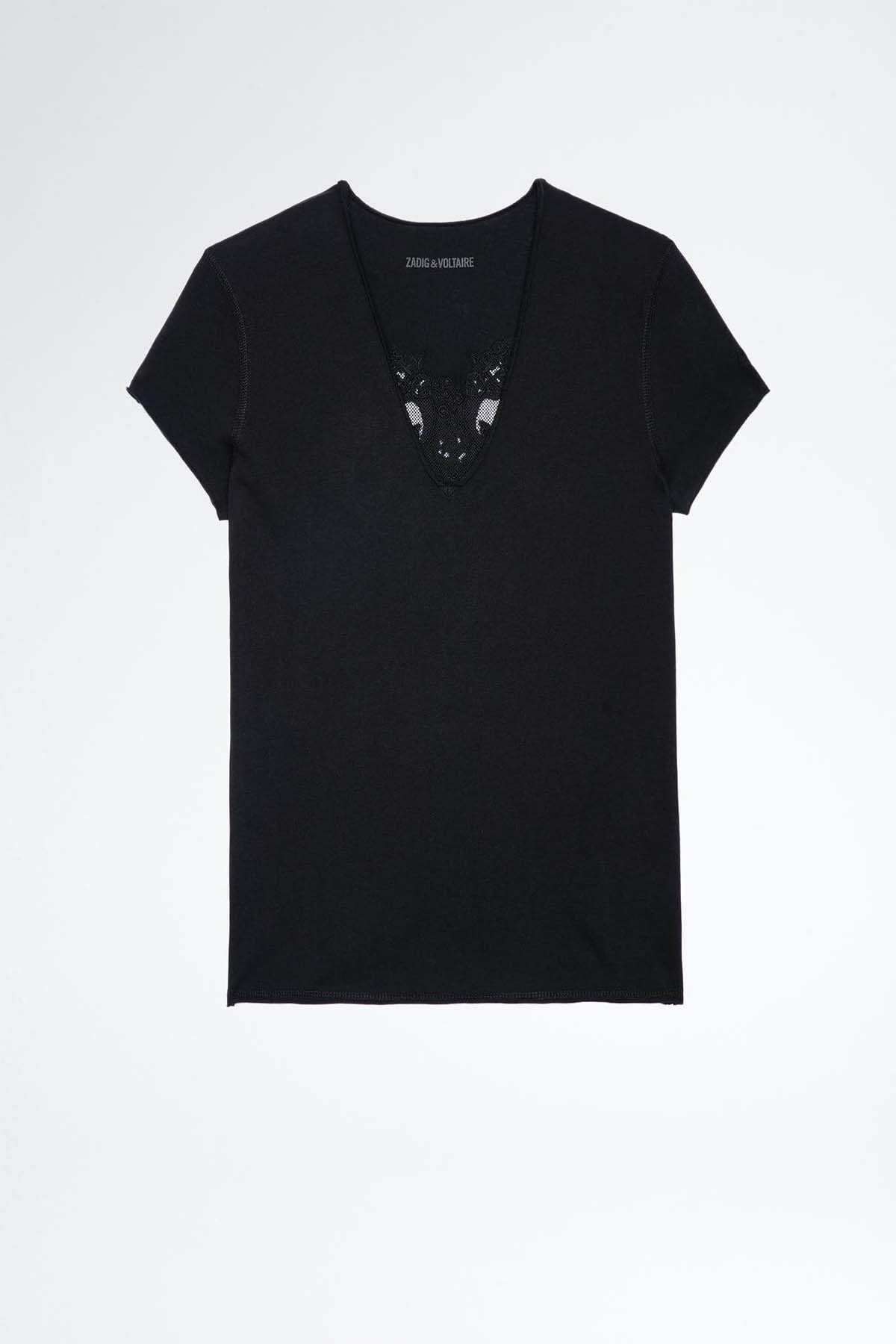 Zadig & Voltaire Sırtta Nakış Logolu T-shirt-Libas Trendy Fashion Store