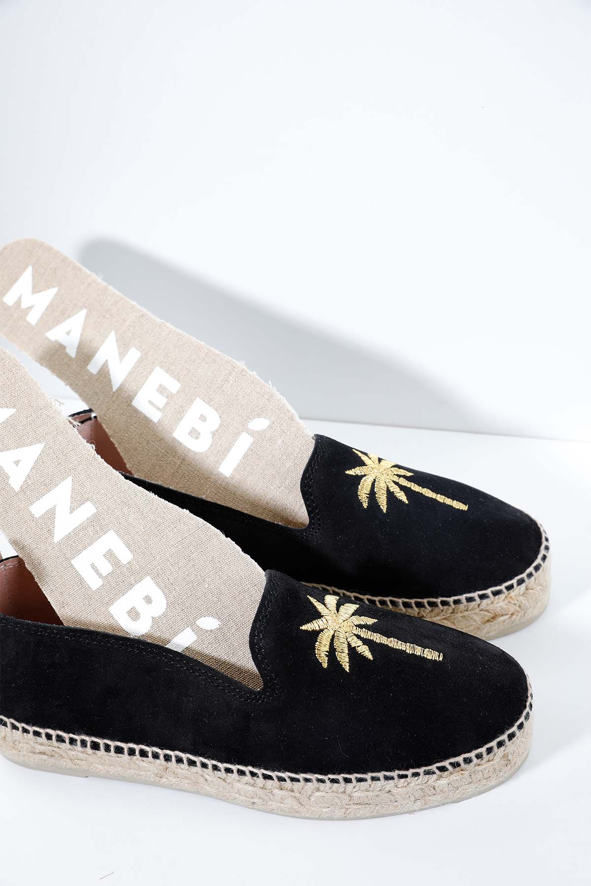 Manebi Palm Springs Süet Espadril-Libas Trendy Fashion Store