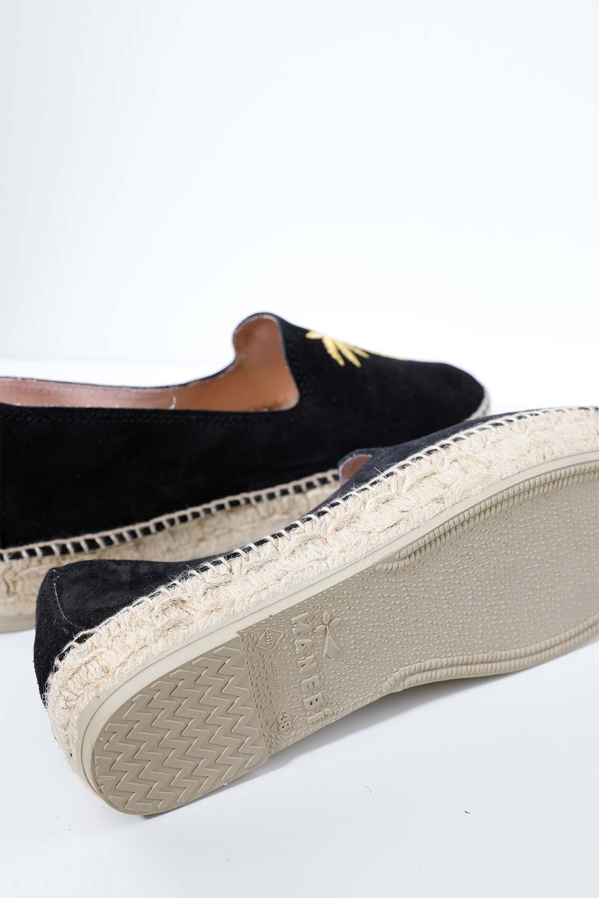 Manebi Palm Springs Süet Espadril-Libas Trendy Fashion Store