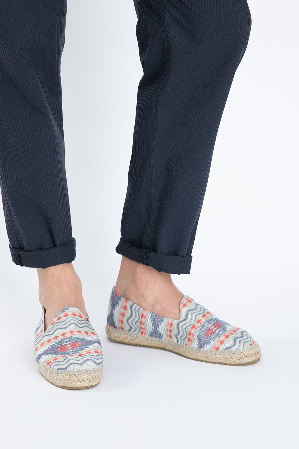 Manebi Tulum Renkli Desenli Espadril-Libas Trendy Fashion Store