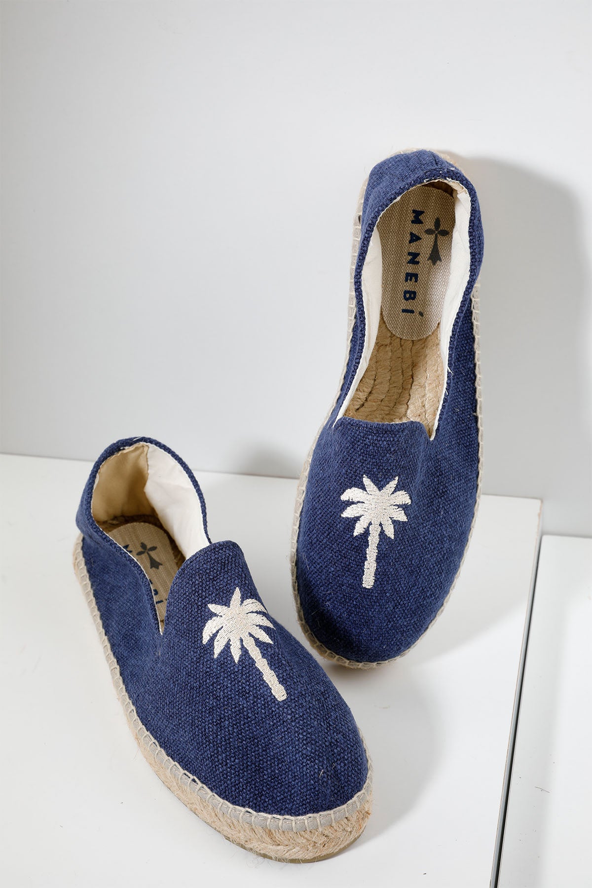 Manebi Palm Springs Desenli Espadril-Libas Trendy Fashion Store