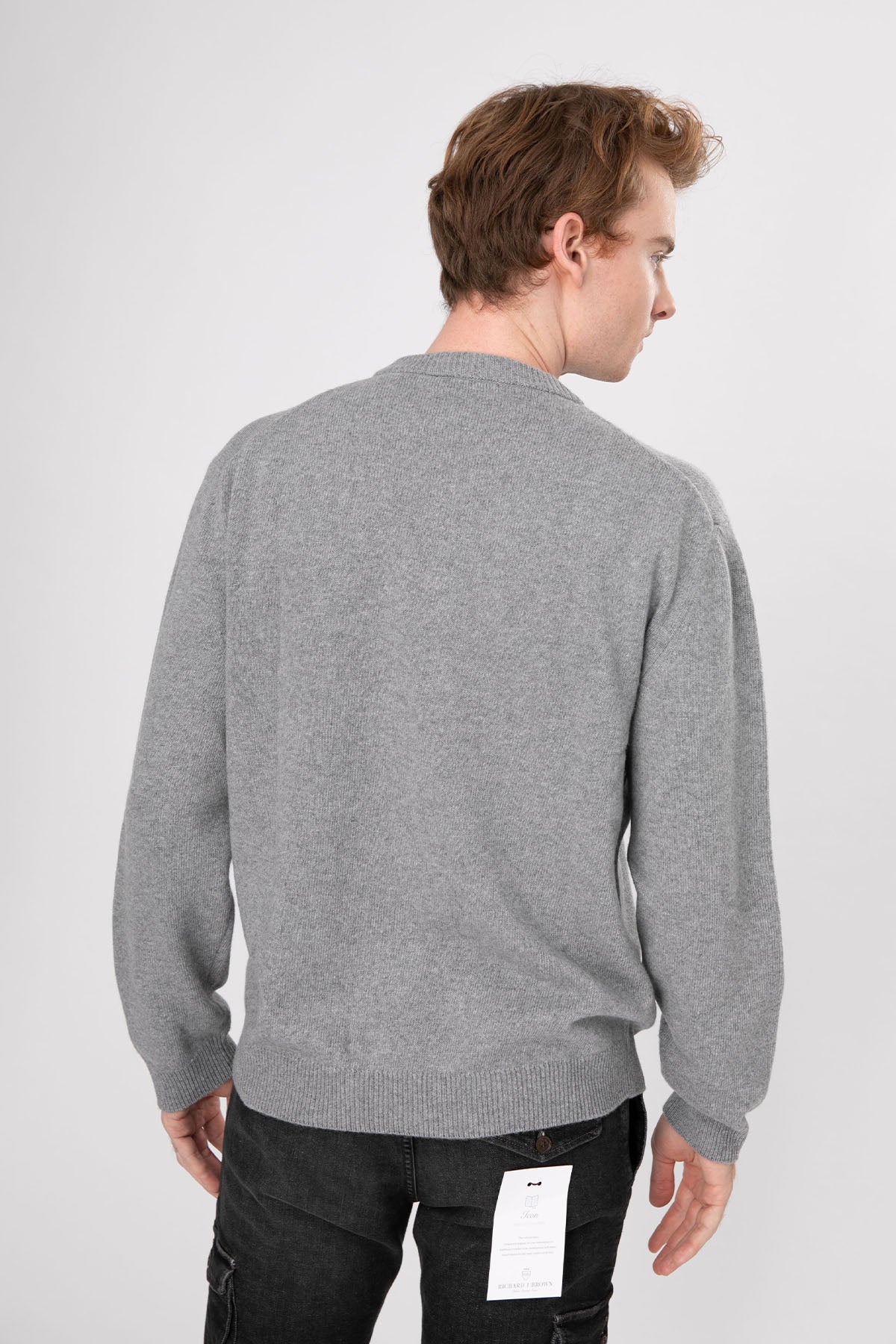 Manifattura Yuvarlak Yaka Kaşmirli Yün Triko-Libas Trendy Fashion Store