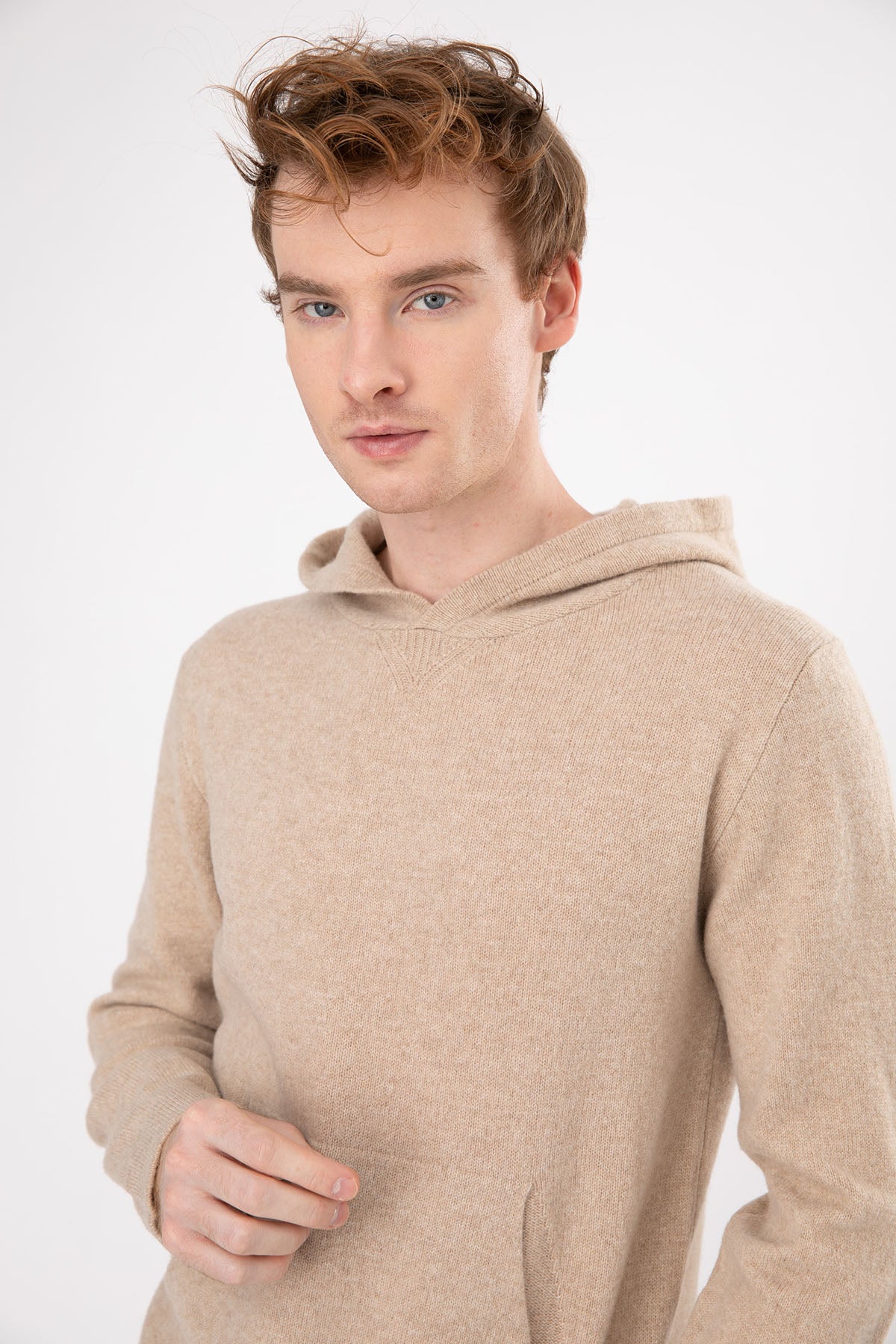 Manifattura Kapüşonlu Örgü Yün Triko-Libas Trendy Fashion Store