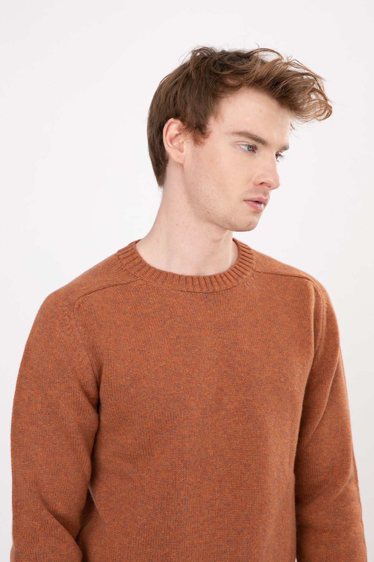 Manifattura Yuvarlak Yaka Örgü Yün Triko-Libas Trendy Fashion Store