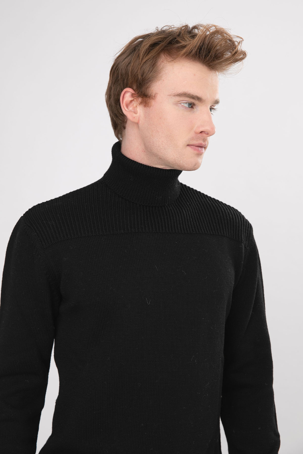 Manifattura Balıkçı Yaka Örgü Yün Triko-Libas Trendy Fashion Store