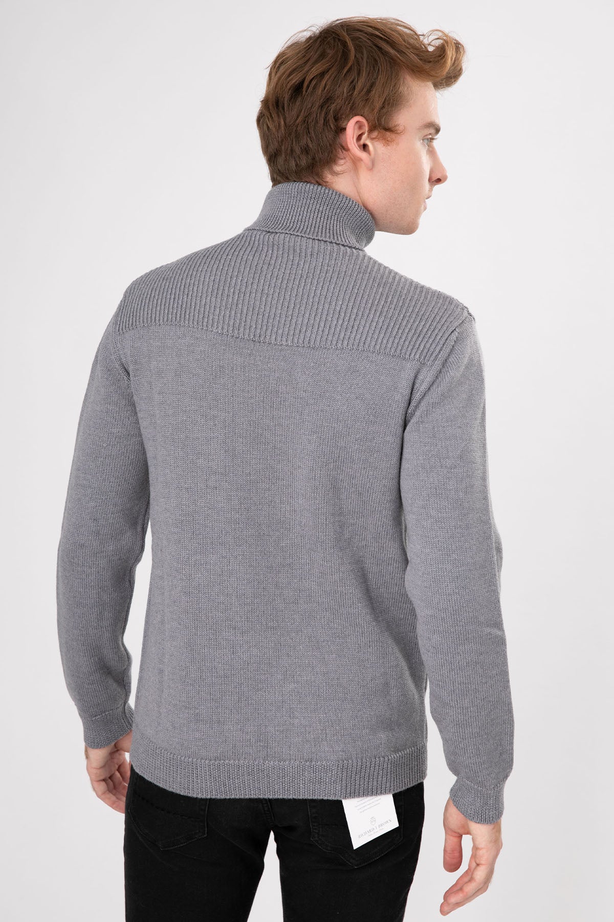 Manifattura Balıkçı Yaka Örgü Yün Triko-Libas Trendy Fashion Store