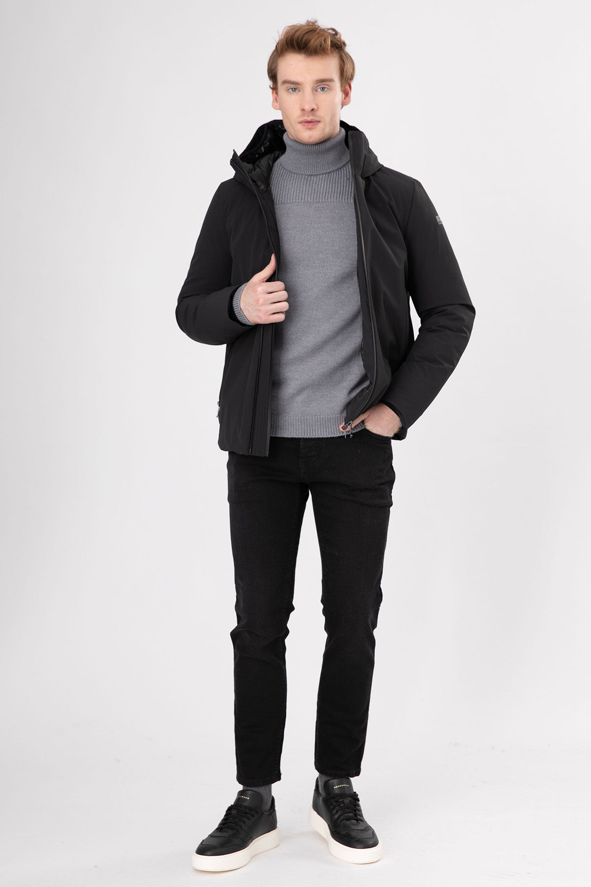 Manifattura Balıkçı Yaka Örgü Yün Triko-Libas Trendy Fashion Store