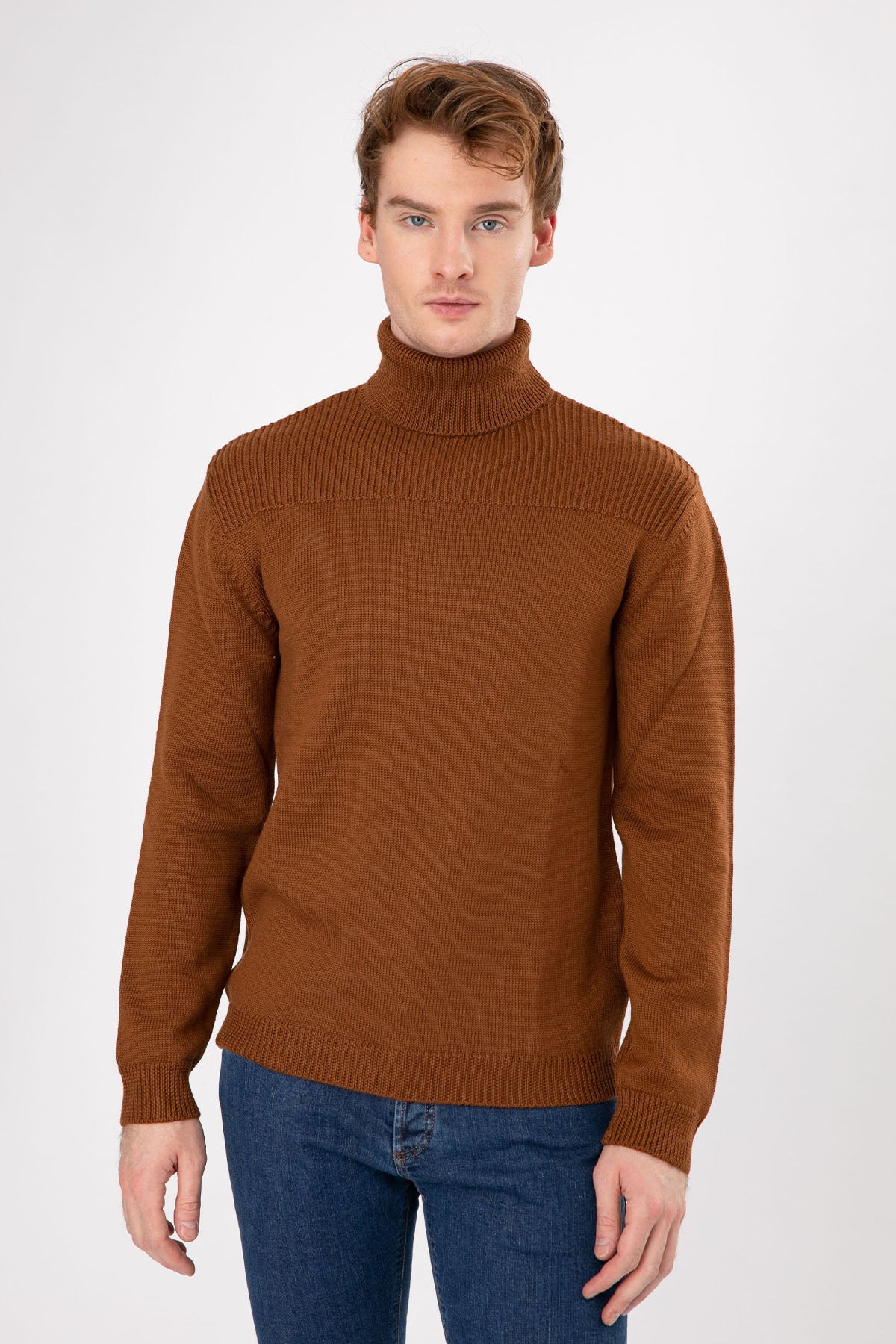 Manifattura Balıkçı Yaka Örgü Yün Triko-Libas Trendy Fashion Store