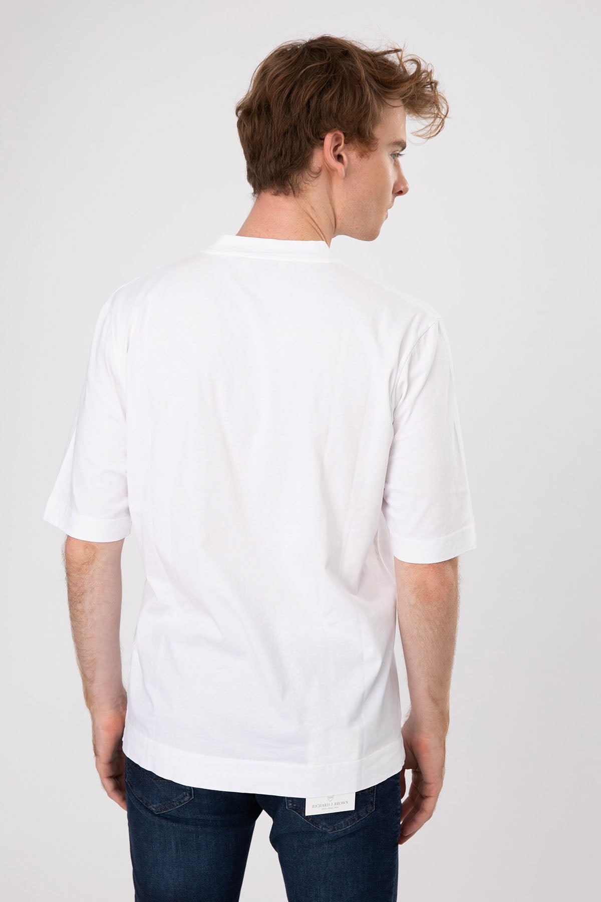 Manifattura Yuvarlak Yaka T-shirt-Libas Trendy Fashion Store