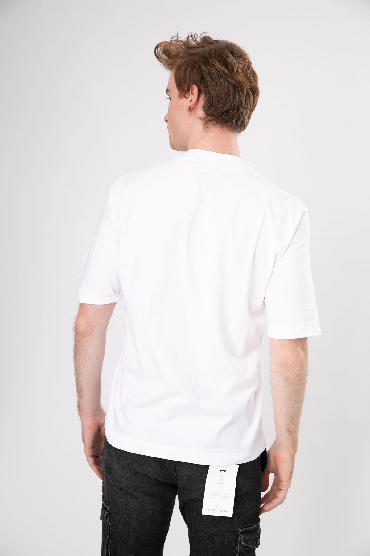 Manifattura Yuvarlak Yaka Streç T-shirt-Libas Trendy Fashion Store