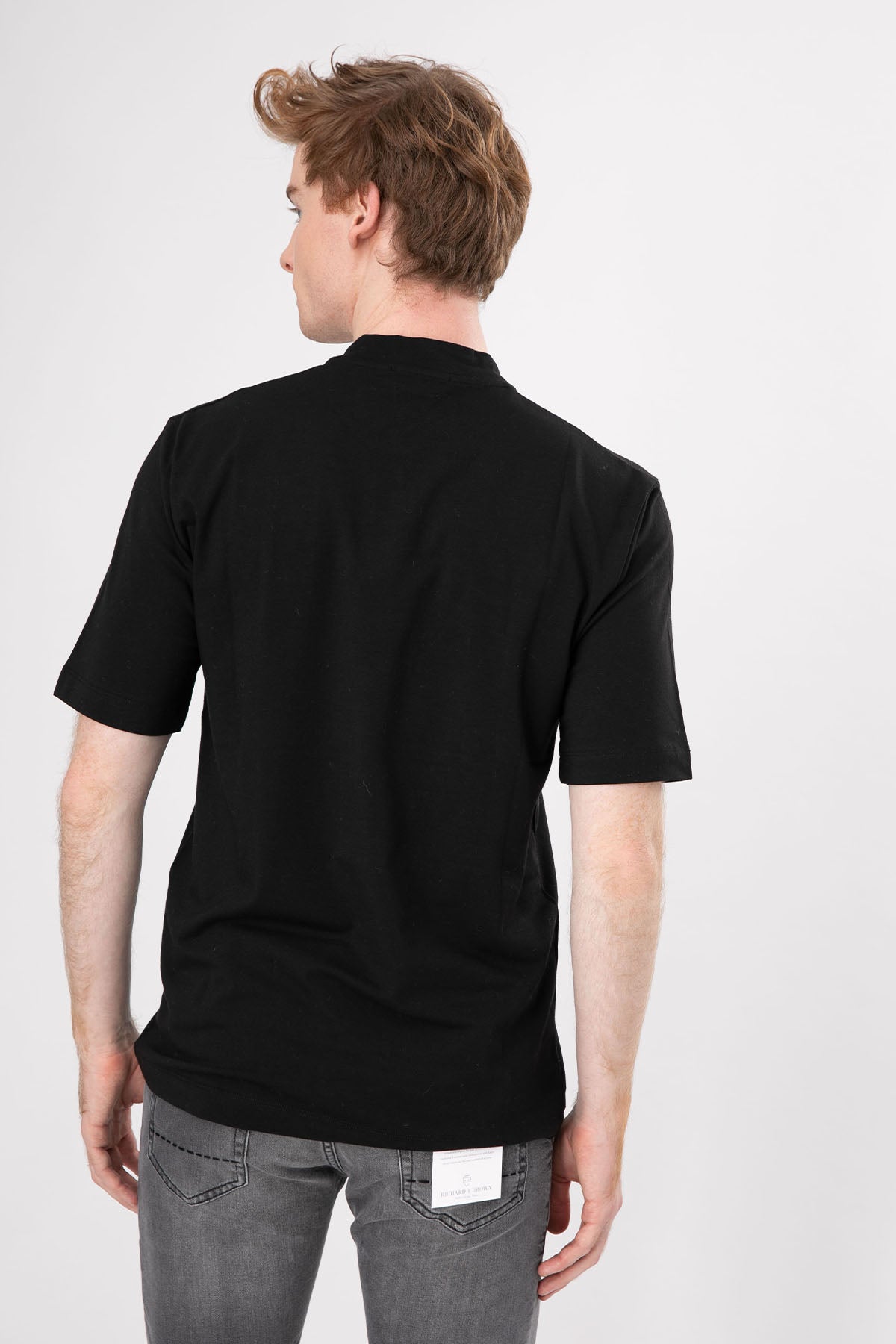 Manifattura Yuvarlak Yaka Streç T-shirt-Libas Trendy Fashion Store