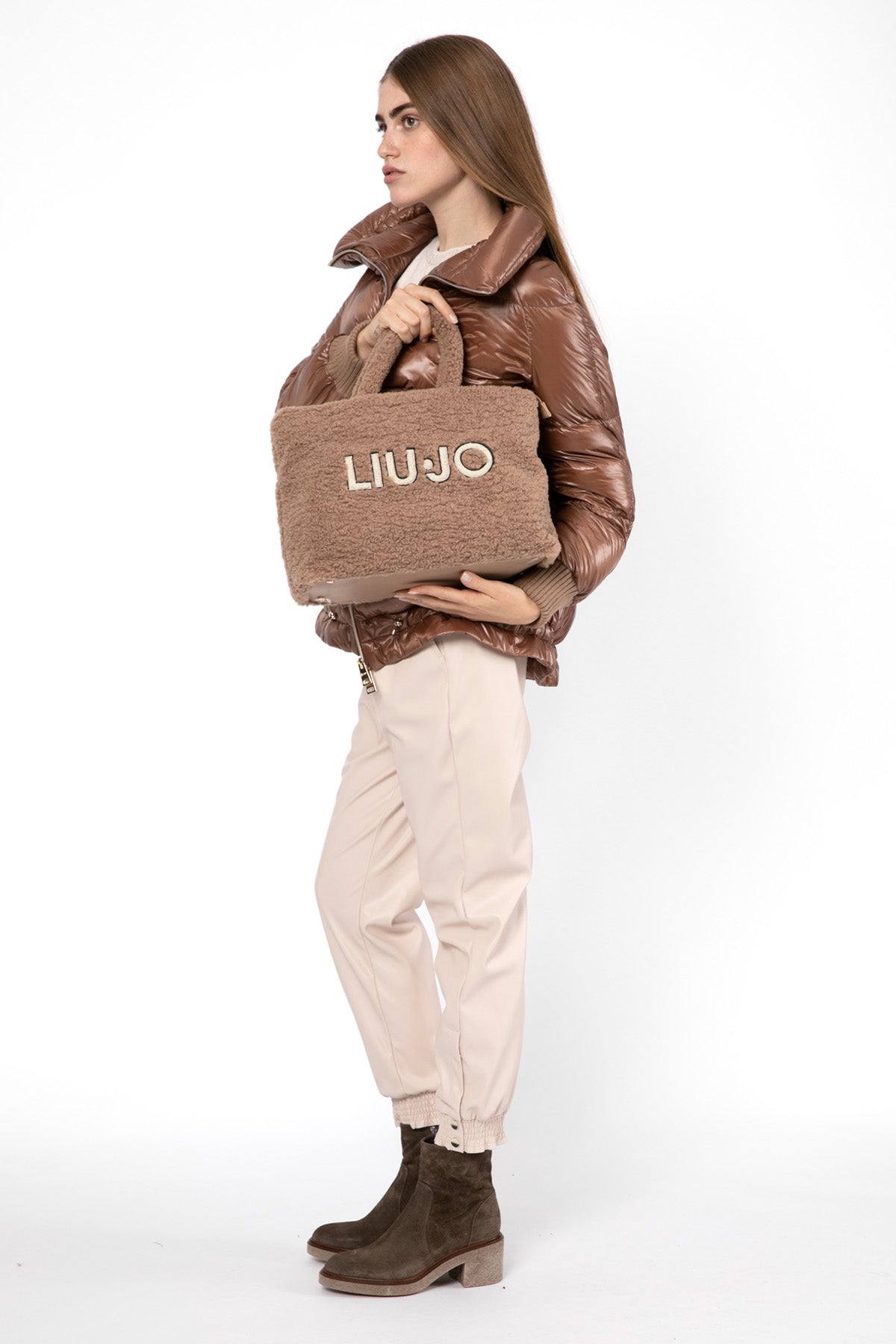 Liu Jo Logolu Peluş Çanta-Libas Trendy Fashion Store