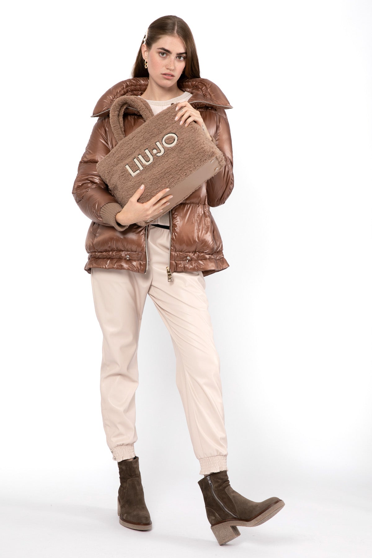 Liu Jo Logolu Peluş Çanta-Libas Trendy Fashion Store