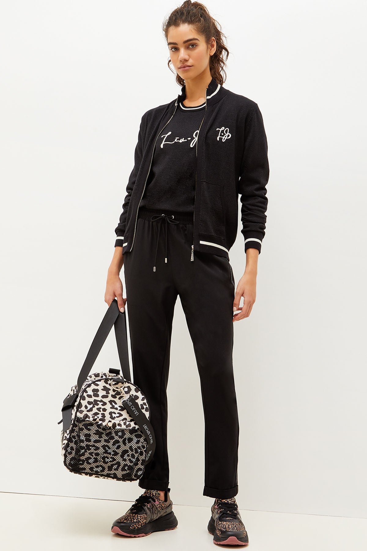 Liu Jo Beli Lastikli Şeritli Eşofman Altı-Libas Trendy Fashion Store