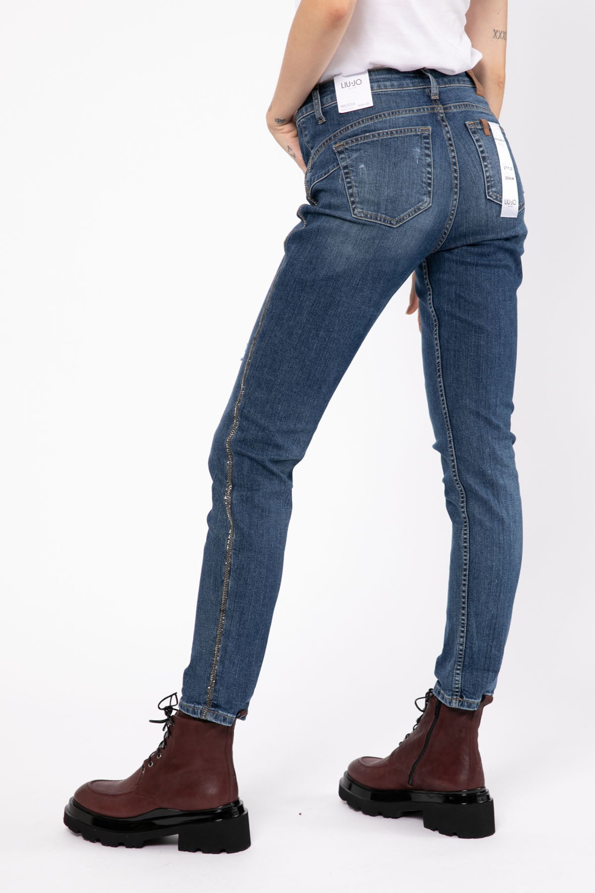 Liu Jo Precious Skinny Fit Streç Jeans-Libas Trendy Fashion Store