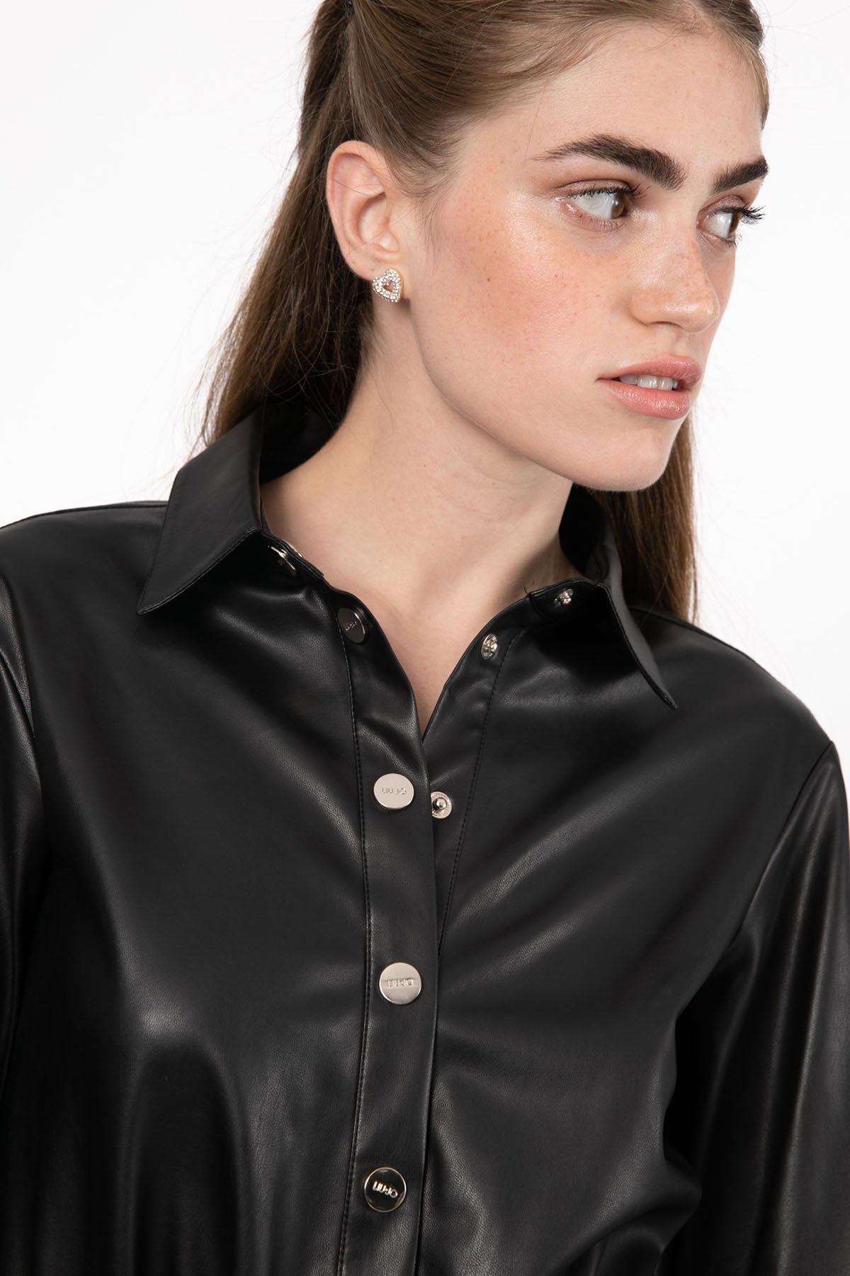 Liu Jo Belden Kuşaklı Deri Elbise-Libas Trendy Fashion Store